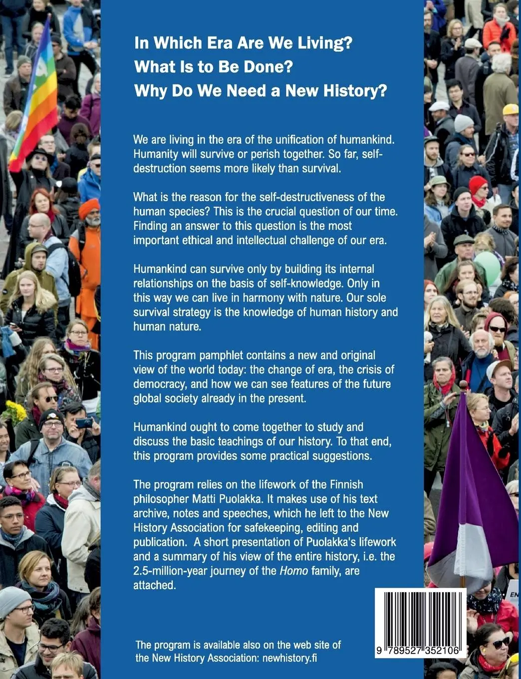 Rückseite: 9789527352106 | Humanity First! | Towards an Ethical Civilisation | Heli Santavuori