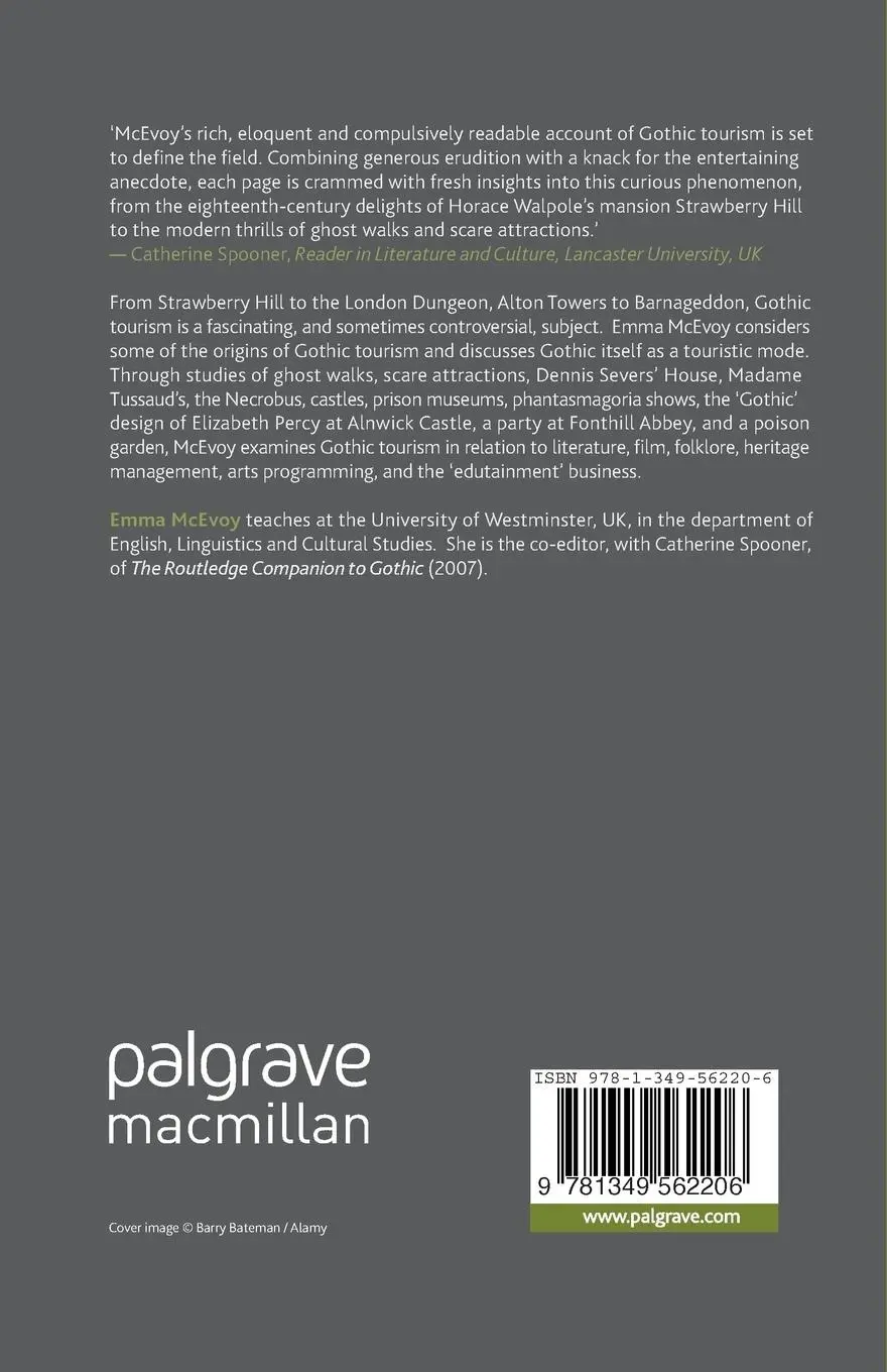 Rückseite: 9781349562206 | Gothic Tourism | Emma Mcevoy | Taschenbuch | xi | Englisch | 2018