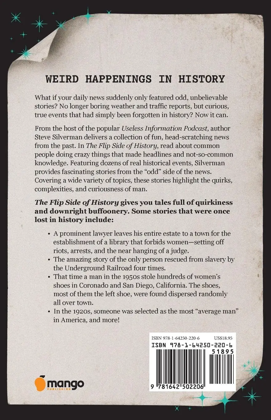 Rückseite: 9781642502206 | The Flip Side of History | (Gift for Men Who Have Everything) | Buch