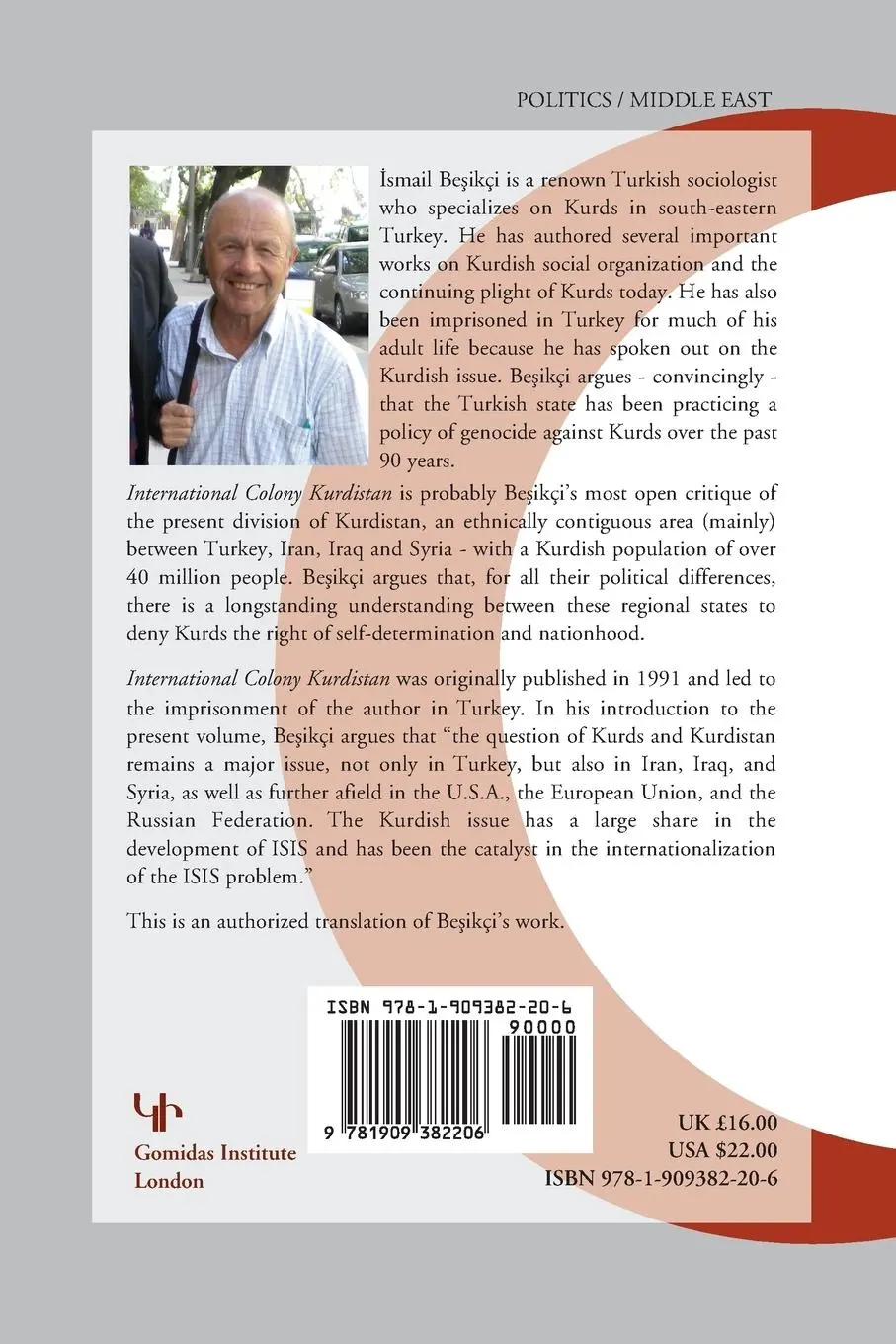 Rückseite: 9781909382206 | International Colony Kurdistan | Ismail Besikci | Taschenbuch | 2015