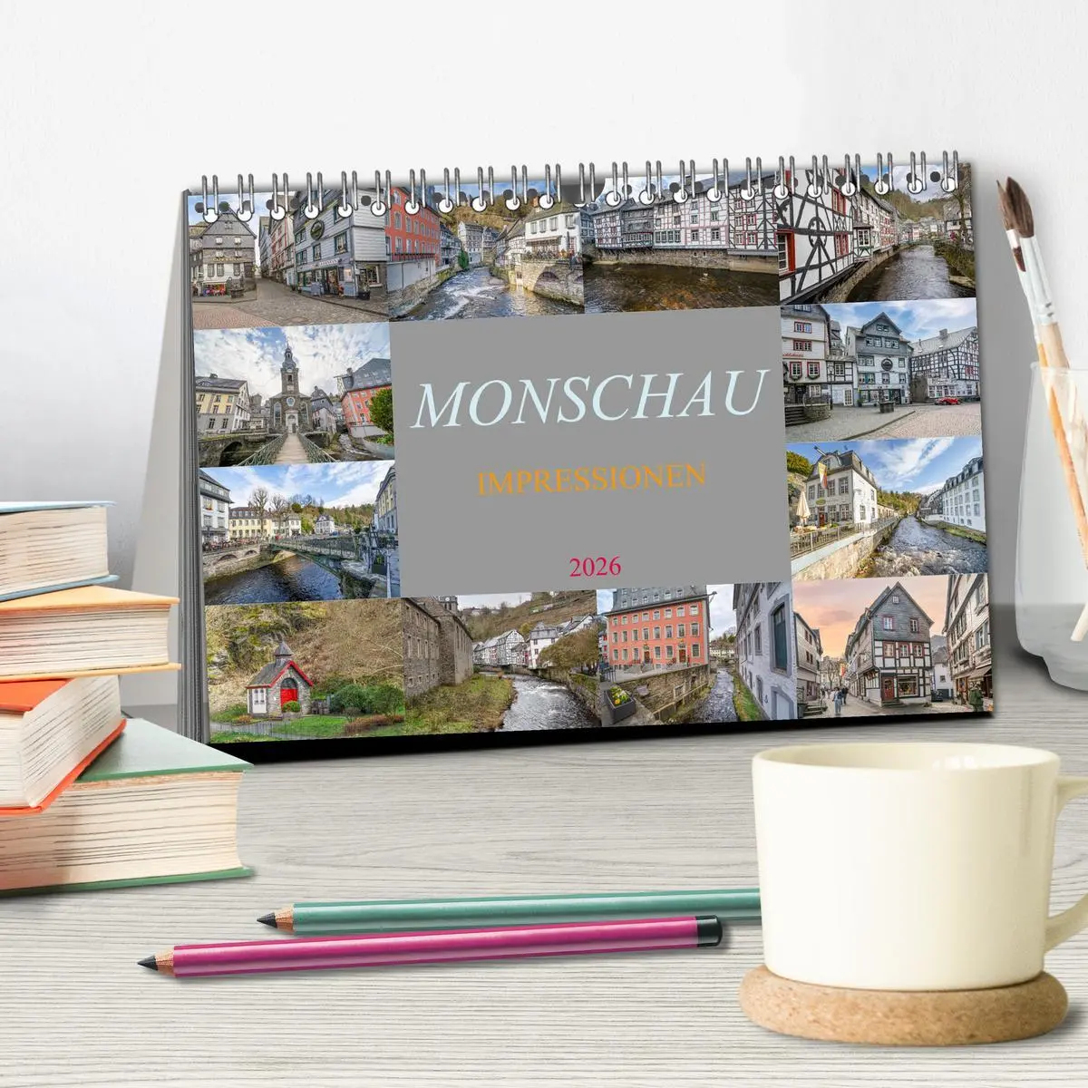Bild: 9783457412206 | Monschau Impressionen (Tischkalender 2026 DIN A5 quer), CALVENDO...