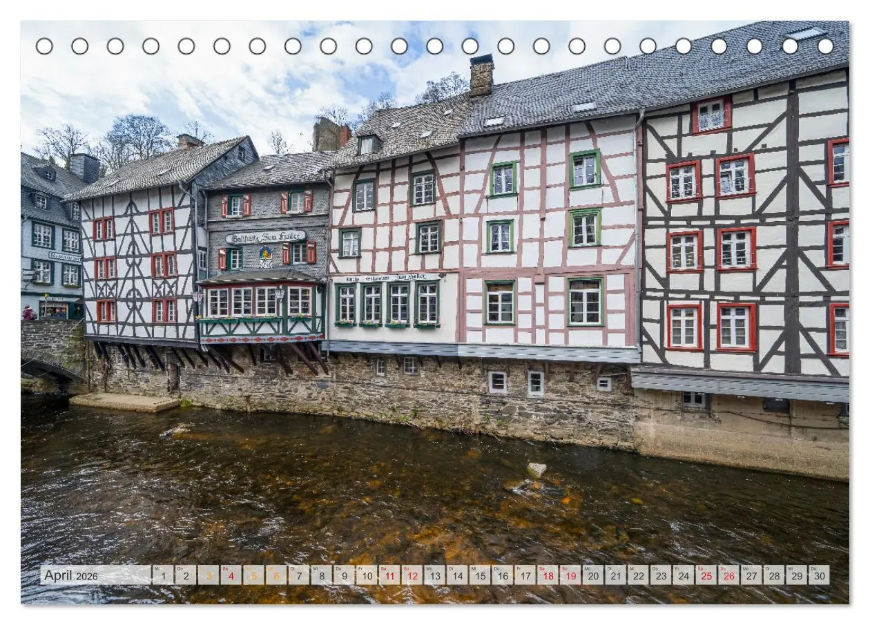Bild: 9783457412206 | Monschau Impressionen (Tischkalender 2026 DIN A5 quer), CALVENDO...