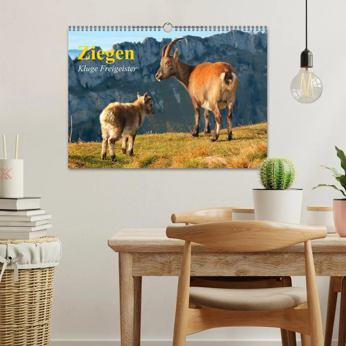 Bild: 9783516052206 | Ziegen. Kluge Freigeister (Wandkalender 2026 DIN A3 quer), CALVENDO...