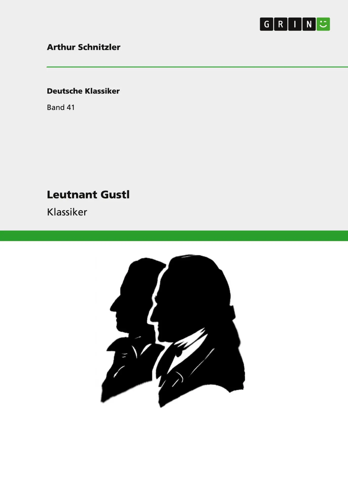 Cover: 9783640252206 | Leutnant Gustl | Arthur Schnitzler | Taschenbuch | Deutsche Klassiker