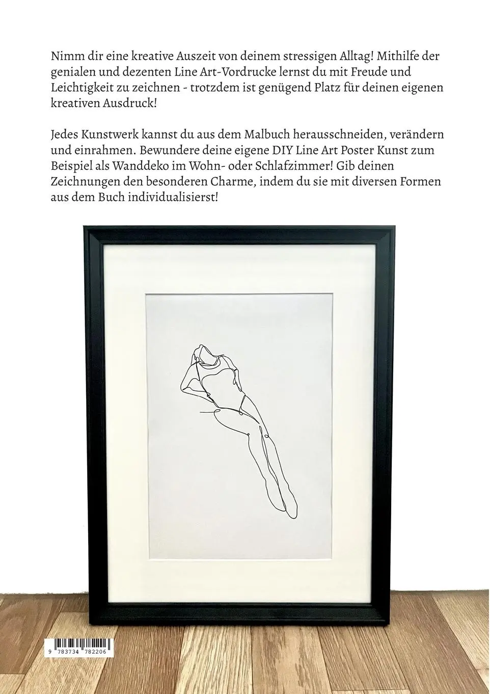 Rückseite: 9783734782206 | DIY Line Art "People" - zeichnen, aufhängen, bewundern! | Frings