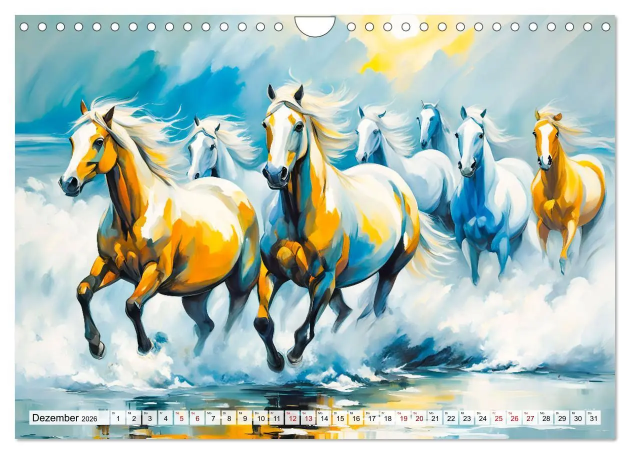 Bild: 9783457262306 | Jahr des Pferdes - Der unbezähmbare Geist der Pferde (Wandkalender...
