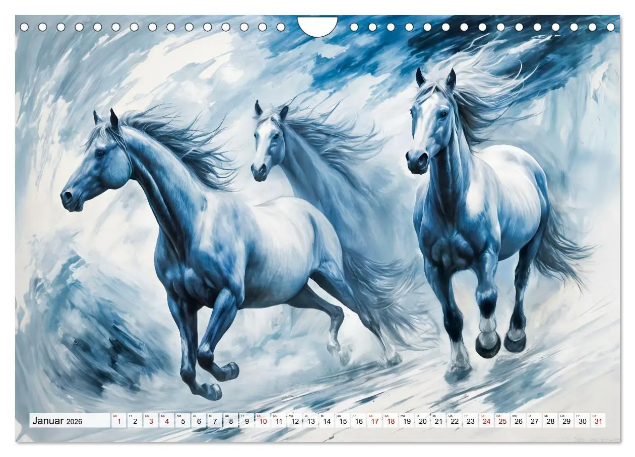 Bild: 9783457262306 | Jahr des Pferdes - Der unbezähmbare Geist der Pferde (Wandkalender...