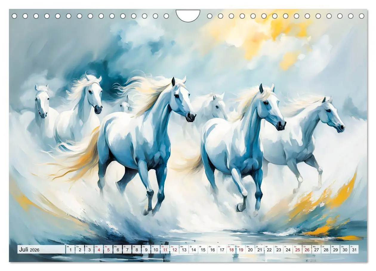 Bild: 9783457262306 | Jahr des Pferdes - Der unbezähmbare Geist der Pferde (Wandkalender...