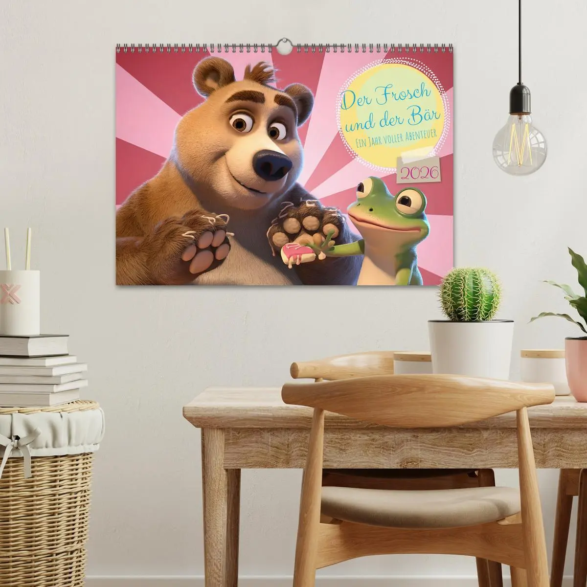 Bild: 9783457332306 | Der Frosch und der Bär - Ein Jahr voller Abenteuer (Wandkalender...