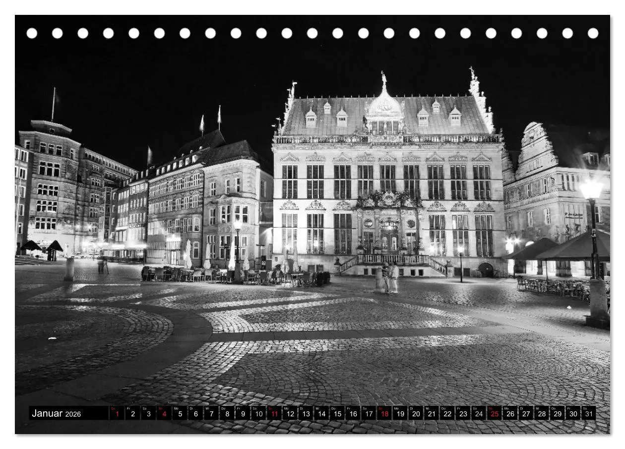Bild: 9783516042306 | Historisches Bremen (Tischkalender 2026 DIN A5 quer), CALVENDO...