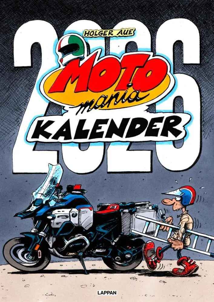 Cover: 9783830322306 | MOTOmania Kalender 2026: Monatskalender im Großformat | Holger Aue