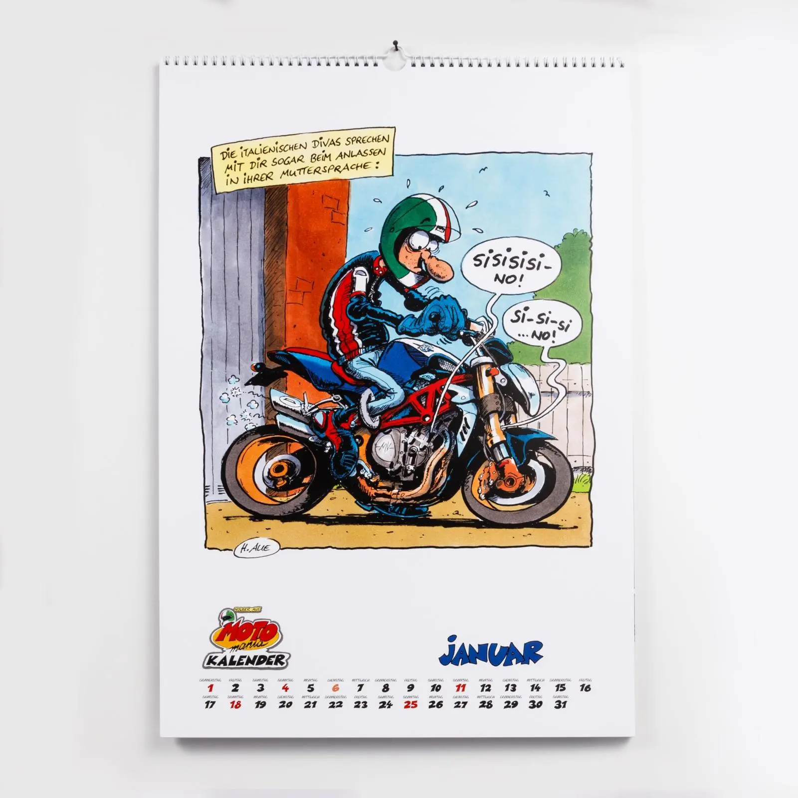 Bild: 9783830322306 | MOTOmania Kalender 2026: Monatskalender im Großformat | Holger Aue