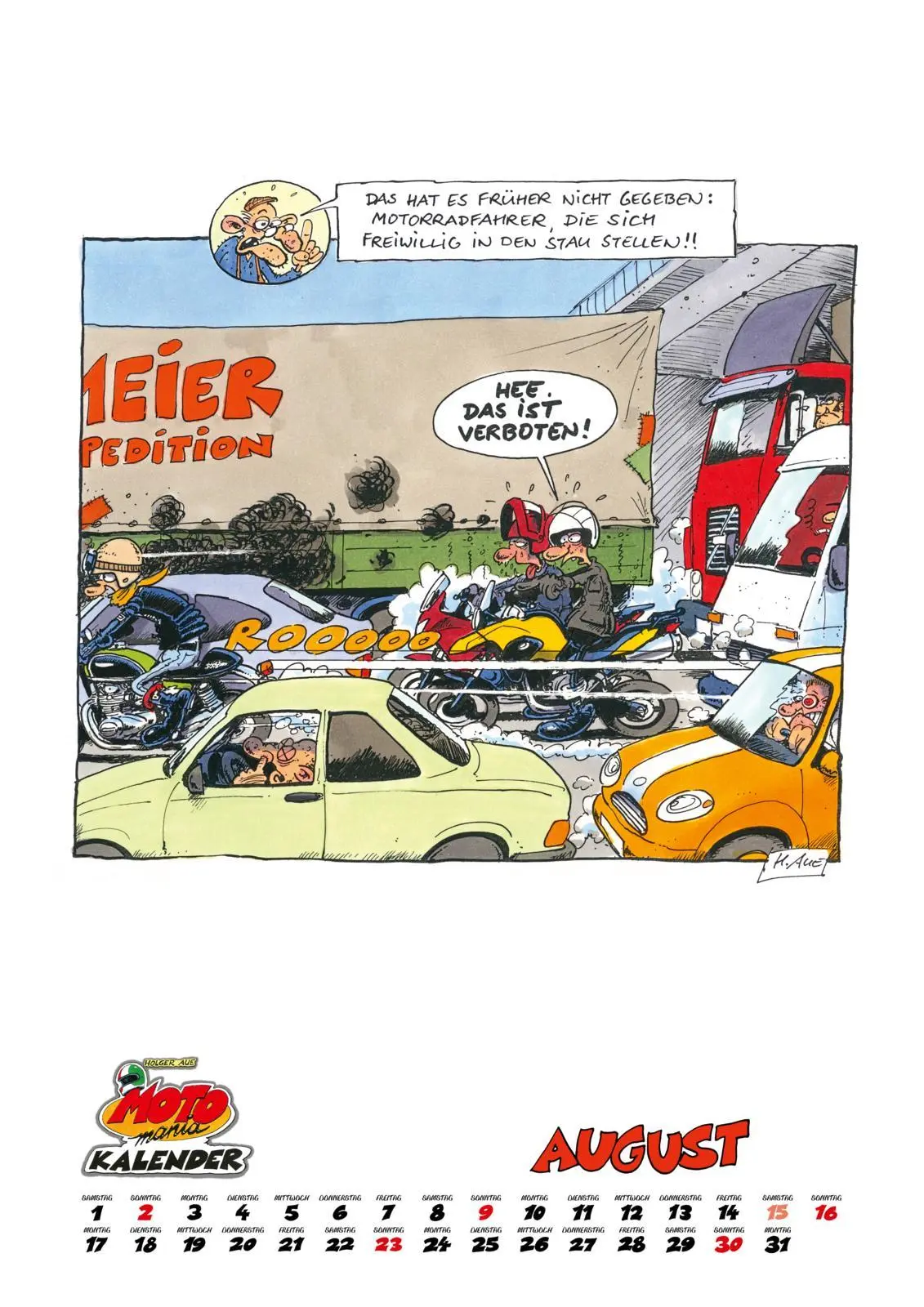 Bild: 9783830322306 | MOTOmania Kalender 2026: Monatskalender im Großformat | Holger Aue