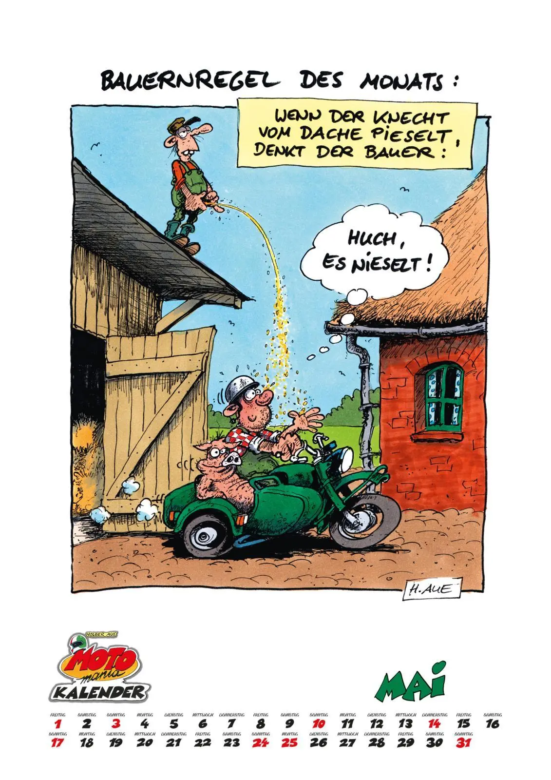 Bild: 9783830322306 | MOTOmania Kalender 2026: Monatskalender im Großformat | Holger Aue