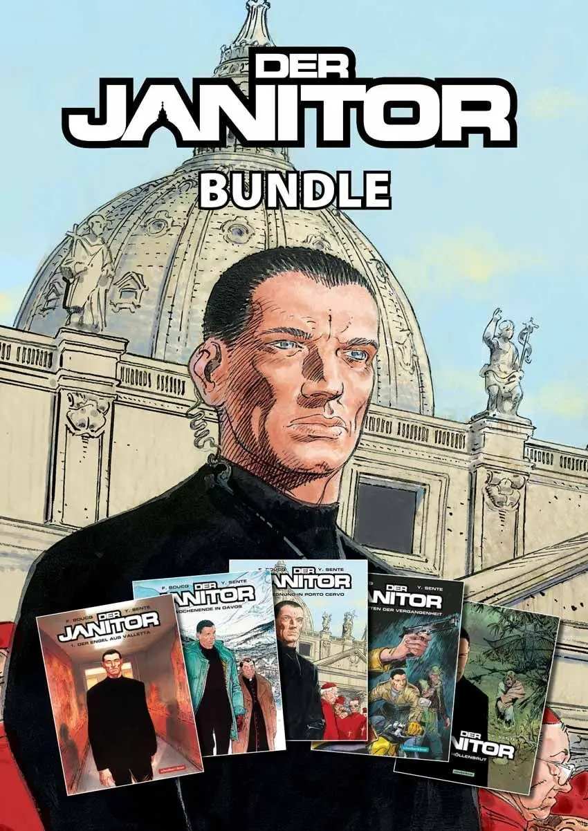 Cover: 9783965822306 | Der Janitor - Komplett Bundle | (Band 1 - 5) | Yves Sente | Buch