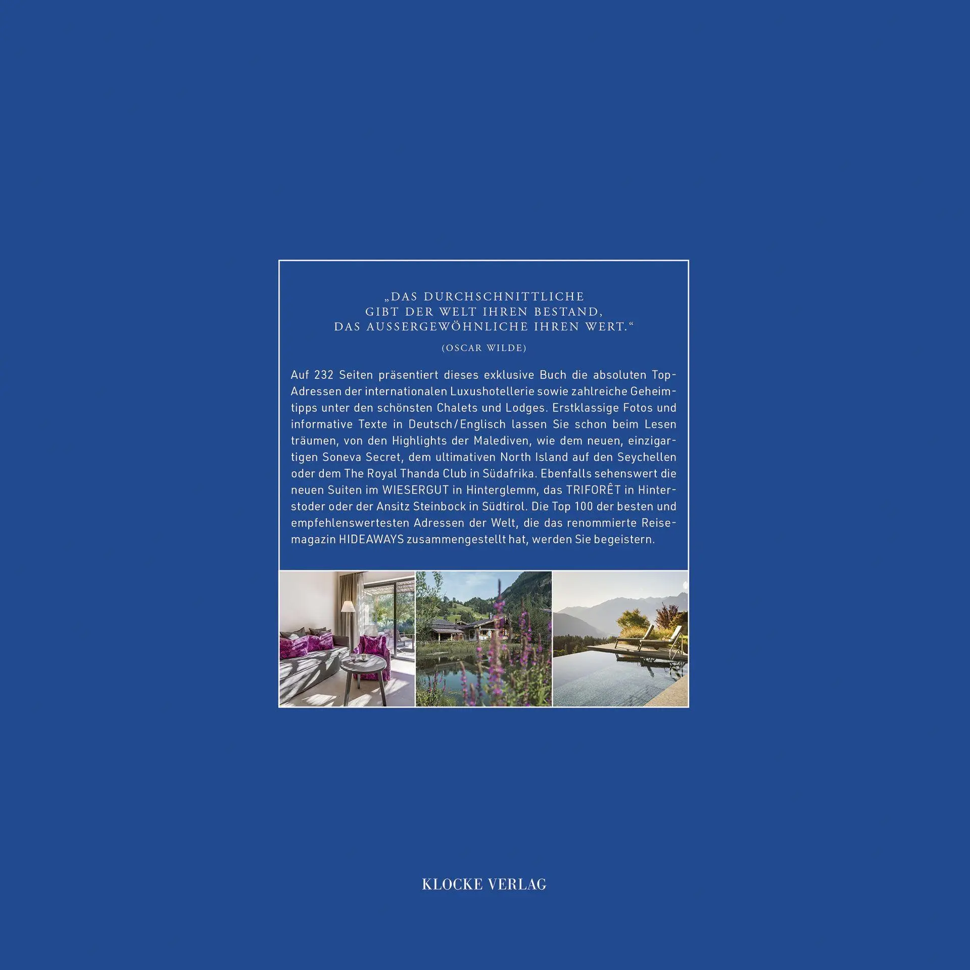Bild: 9783982582306 | Hideaways Hotels 2024/2025 | Andrea Bala (u. a.) | Buch | Deutsch