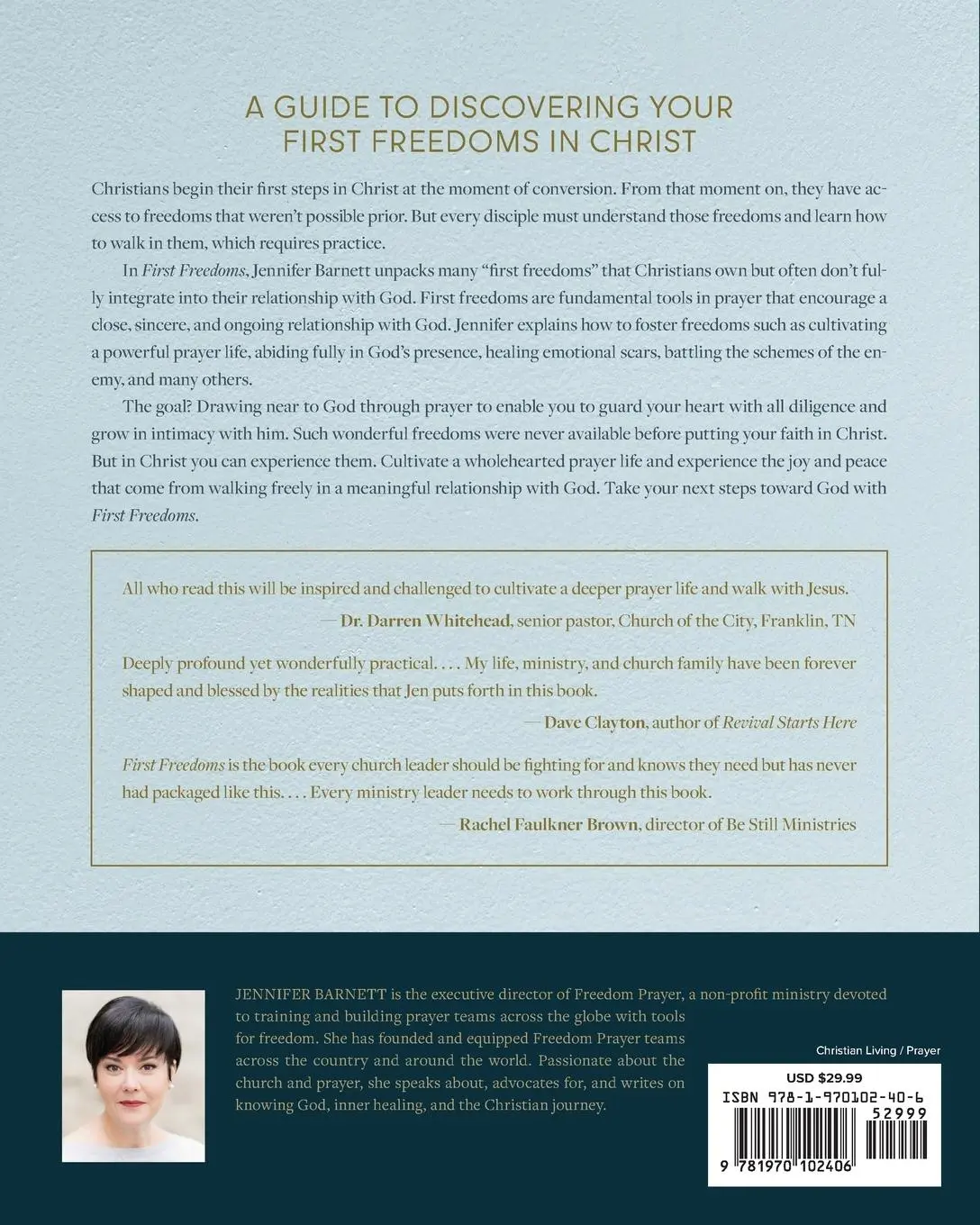 Rückseite: 9781970102406 | First Freedoms | Jennifer Barnett | Taschenbuch | Englisch | 2021