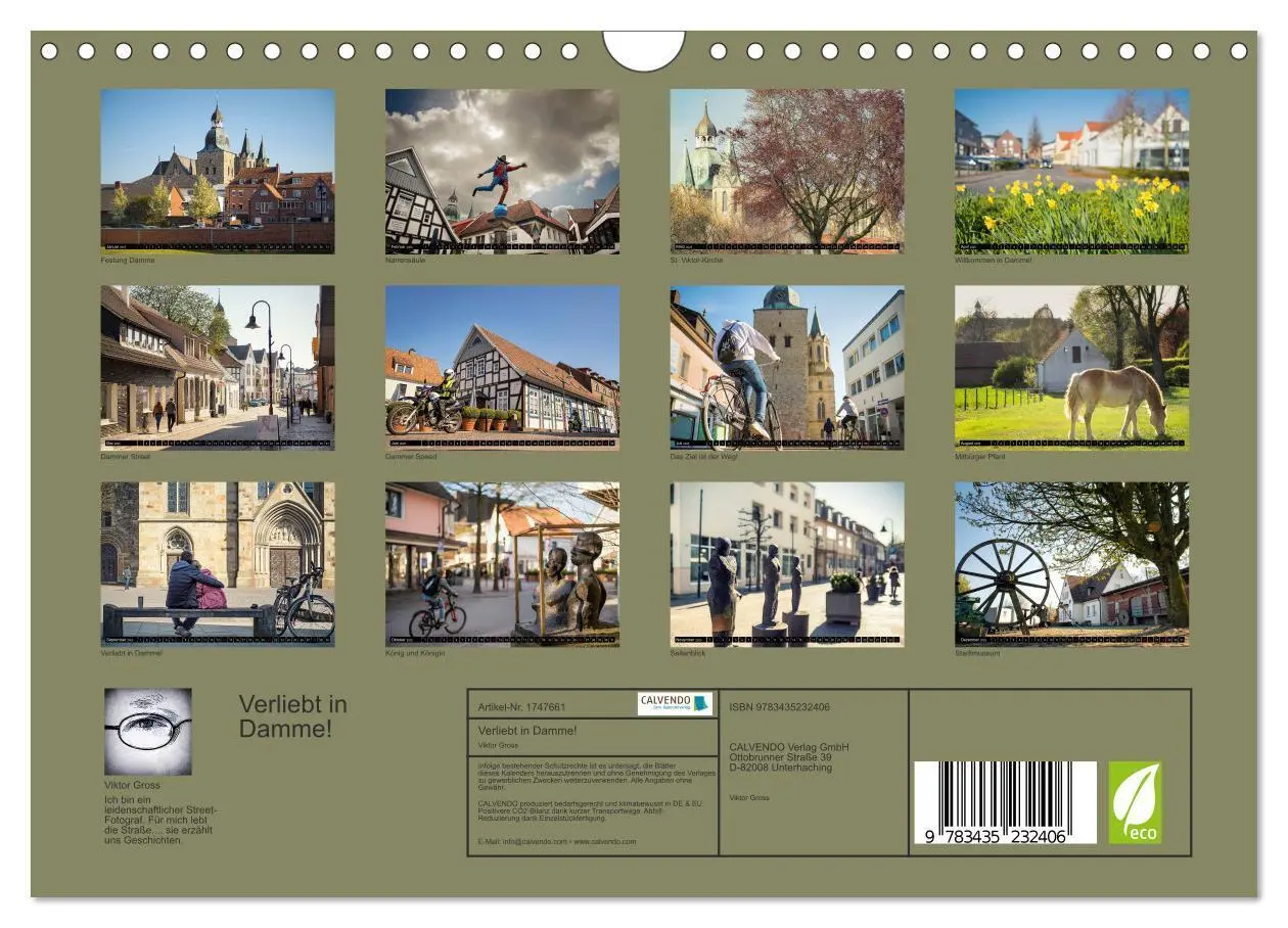 Bild: 9783435232406 | Verliebt in Damme! (Wandkalender 2025 DIN A4 quer), CALVENDO...