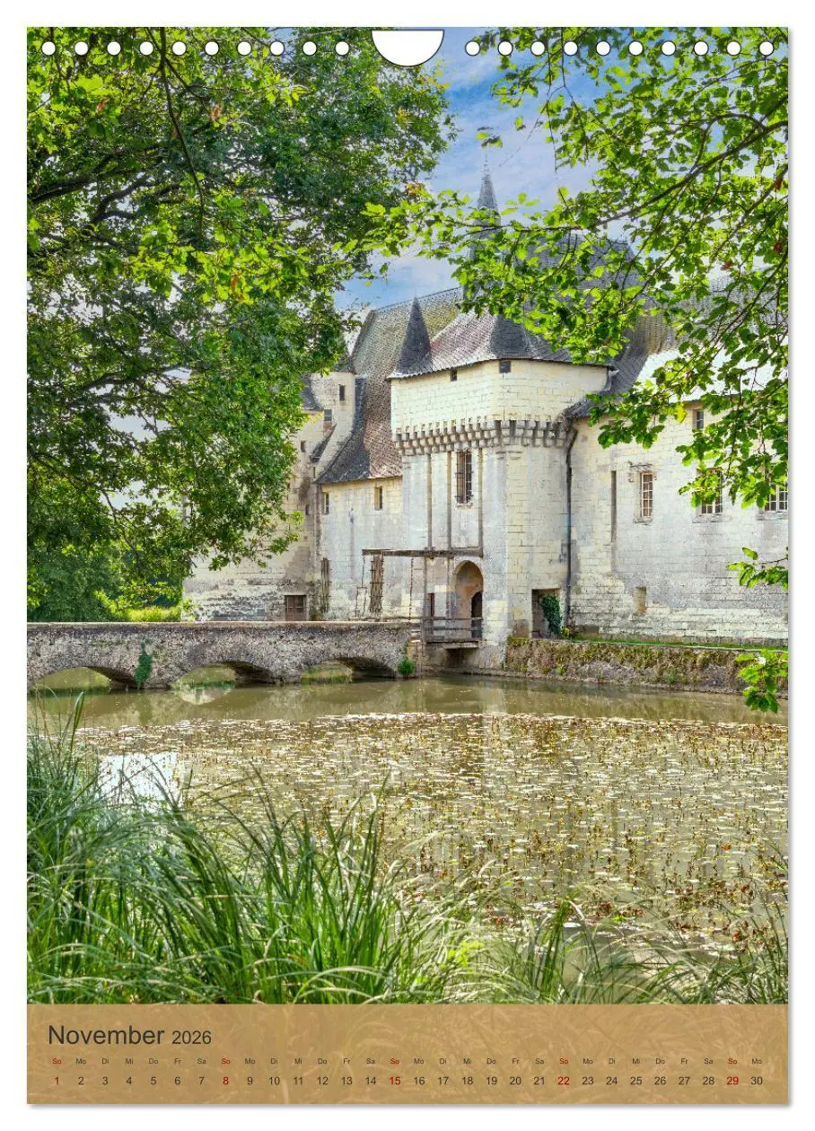 Bild: 9783516272406 | Die Schlösser im Loiretal (Wandkalender 2026 DIN A4 hoch), CALVENDO...