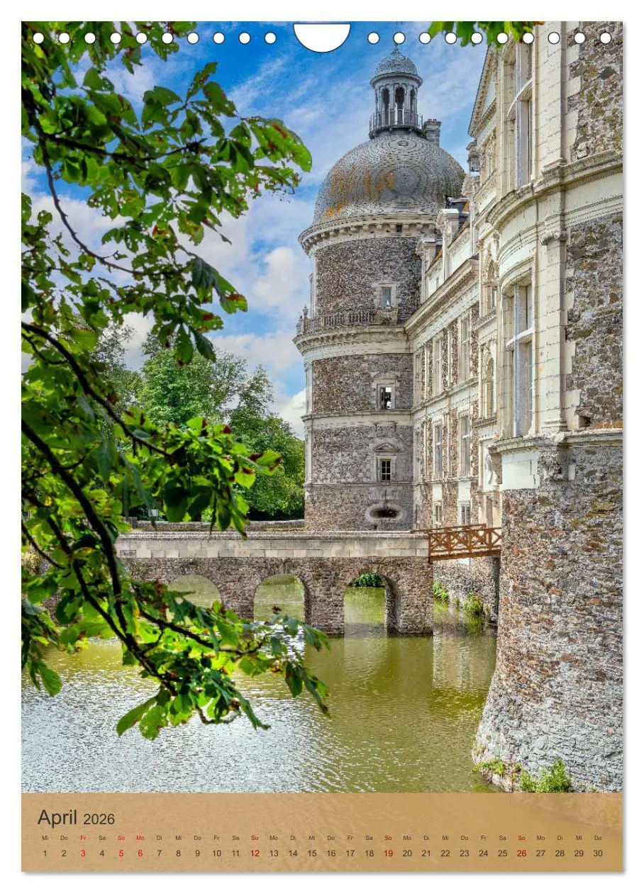 Bild: 9783516272406 | Die Schlösser im Loiretal (Wandkalender 2026 DIN A4 hoch), CALVENDO...