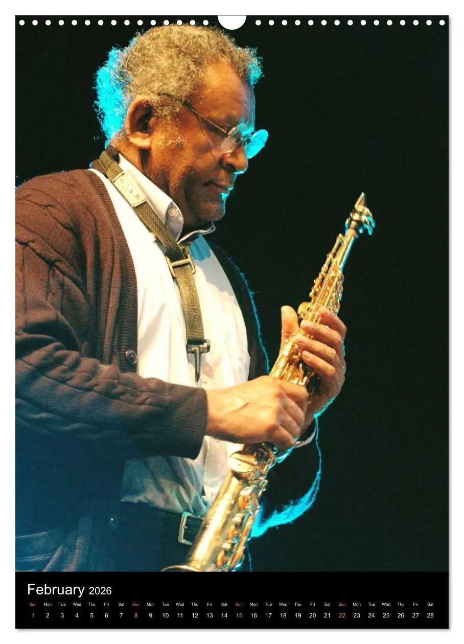 Bild: 9783516582406 | Jazz Saxophonists 2026 (Wall Calendar 2026 DIN A3 portrait),...