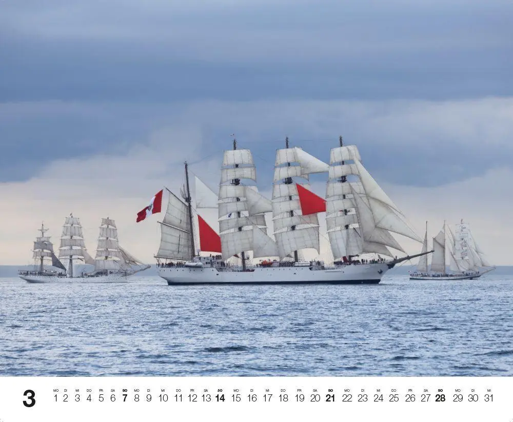 Bild: 9783667132406 | Windjammer 2027 | Kalender | 14 S. | Deutsch | 2027
