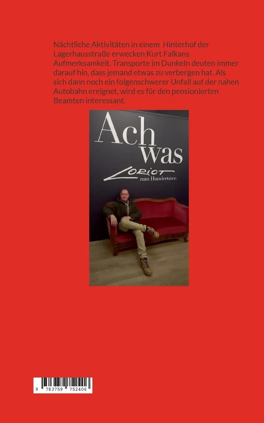 Rückseite: 9783759752406 | Falkan und der Feind | Gerhard Krieg | Taschenbuch | Falkan Krimis