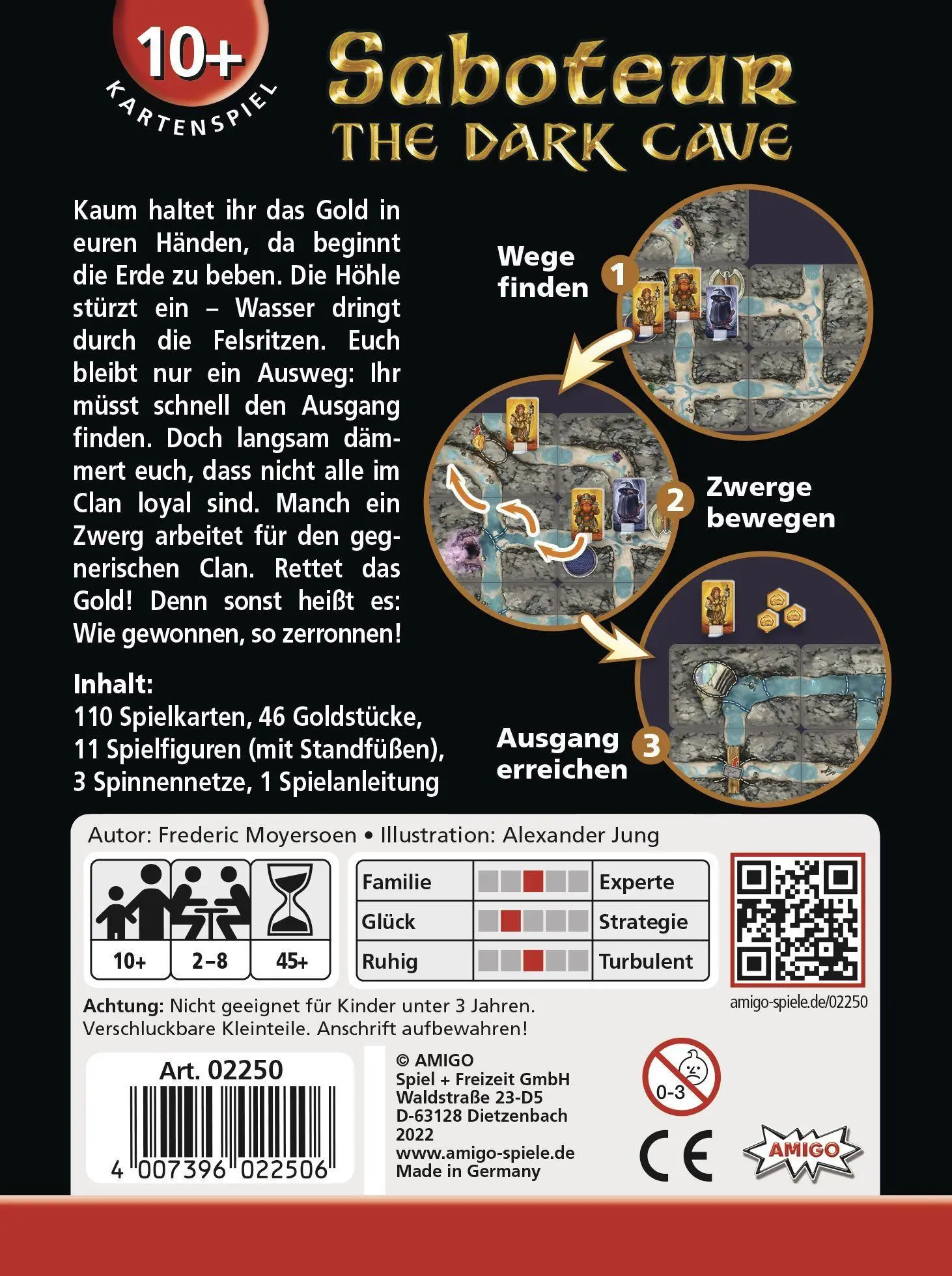 Bild: 4007396022506 | Saboteur - The Dark Cave | AMIGO - Kartenspiel | AMIGO Spiel Freizeit