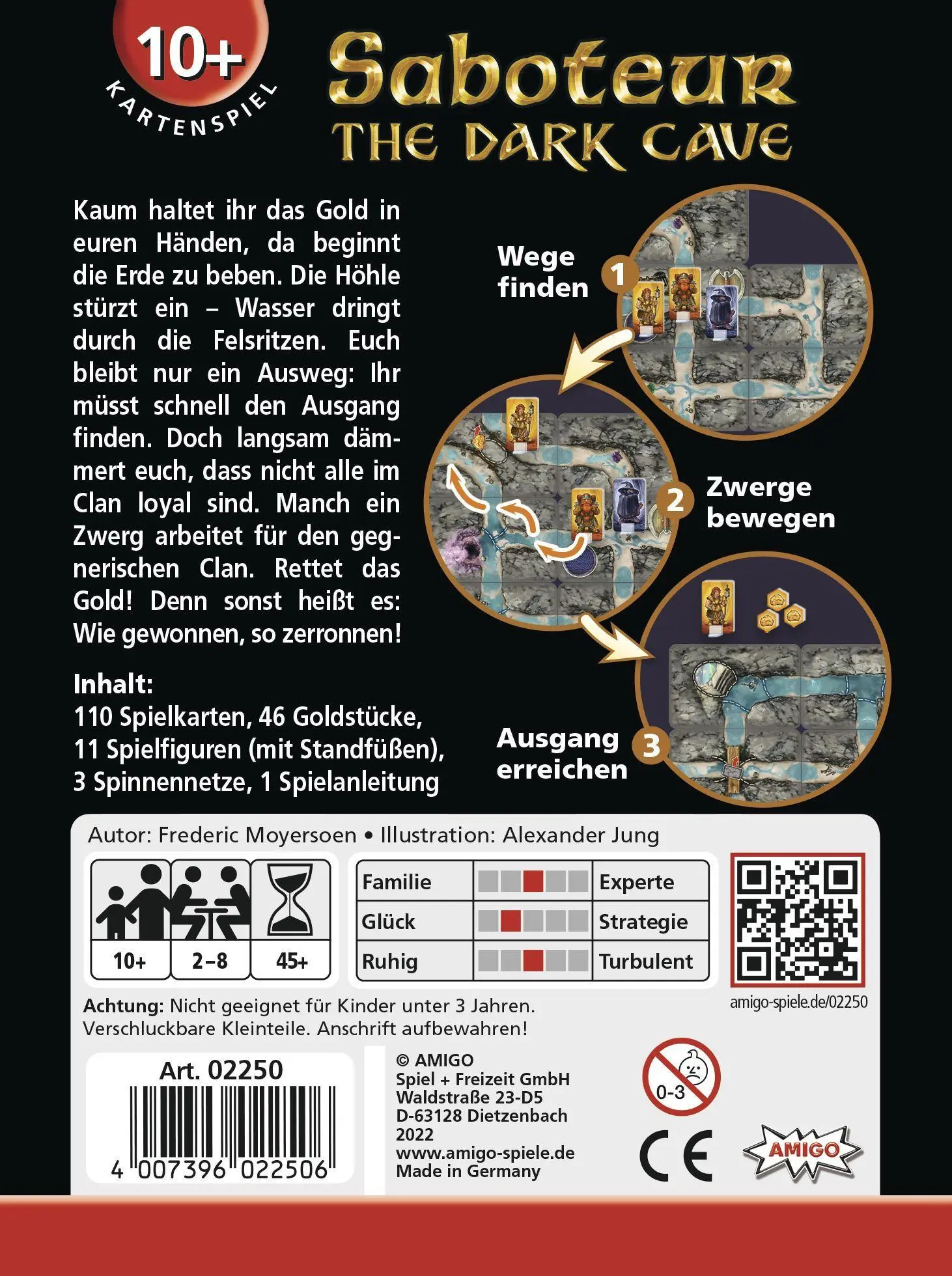 Bild: 4007396022506 | Saboteur - The Dark Cave | AMIGO - Kartenspiel | AMIGO Spiel Freizeit