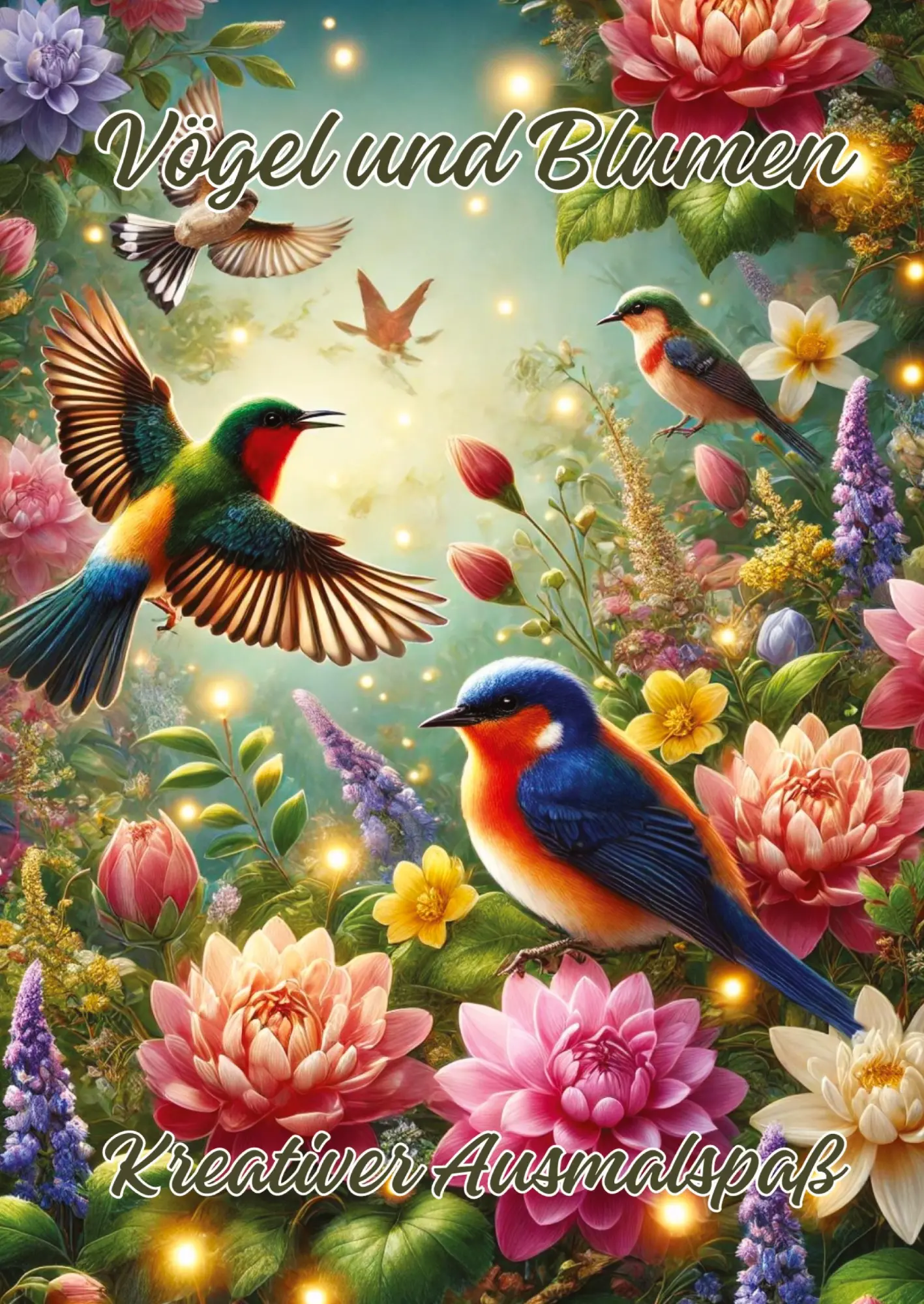 Cover: 9783384292506 | Vögel und Blumen | Kreativer Ausmalspaß | Ela Artjoy | Taschenbuch