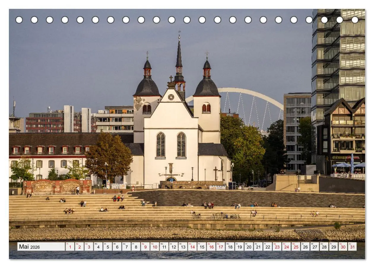 Bild: 9783457482506 | Cologne - Köln (Tischkalender 2026 DIN A5 quer), CALVENDO...