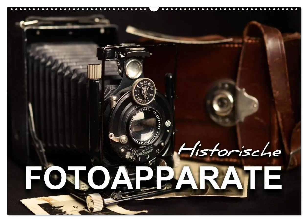 Cover: 9783516022506 | Historische Fotoapparate (Wandkalender 2026 DIN A2 quer), CALVENDO...