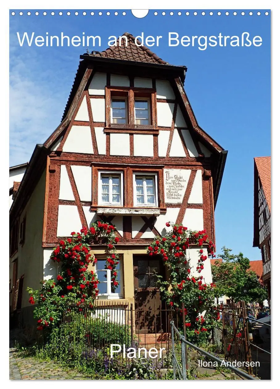 Cover: 9783516402506 | Weinheim an der Bergstraße Planer (Wandkalender 2026 DIN A3 hoch),...