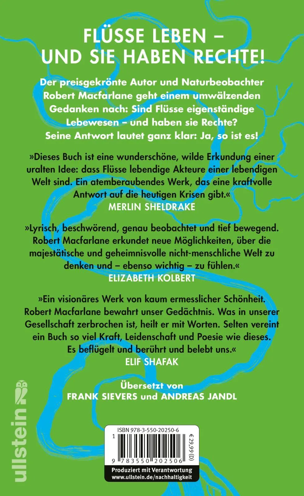Rückseite: 9783550202506 | Sind Flüsse Lebewesen? | Robert Macfarlane | Buch | 416 S. | Deutsch