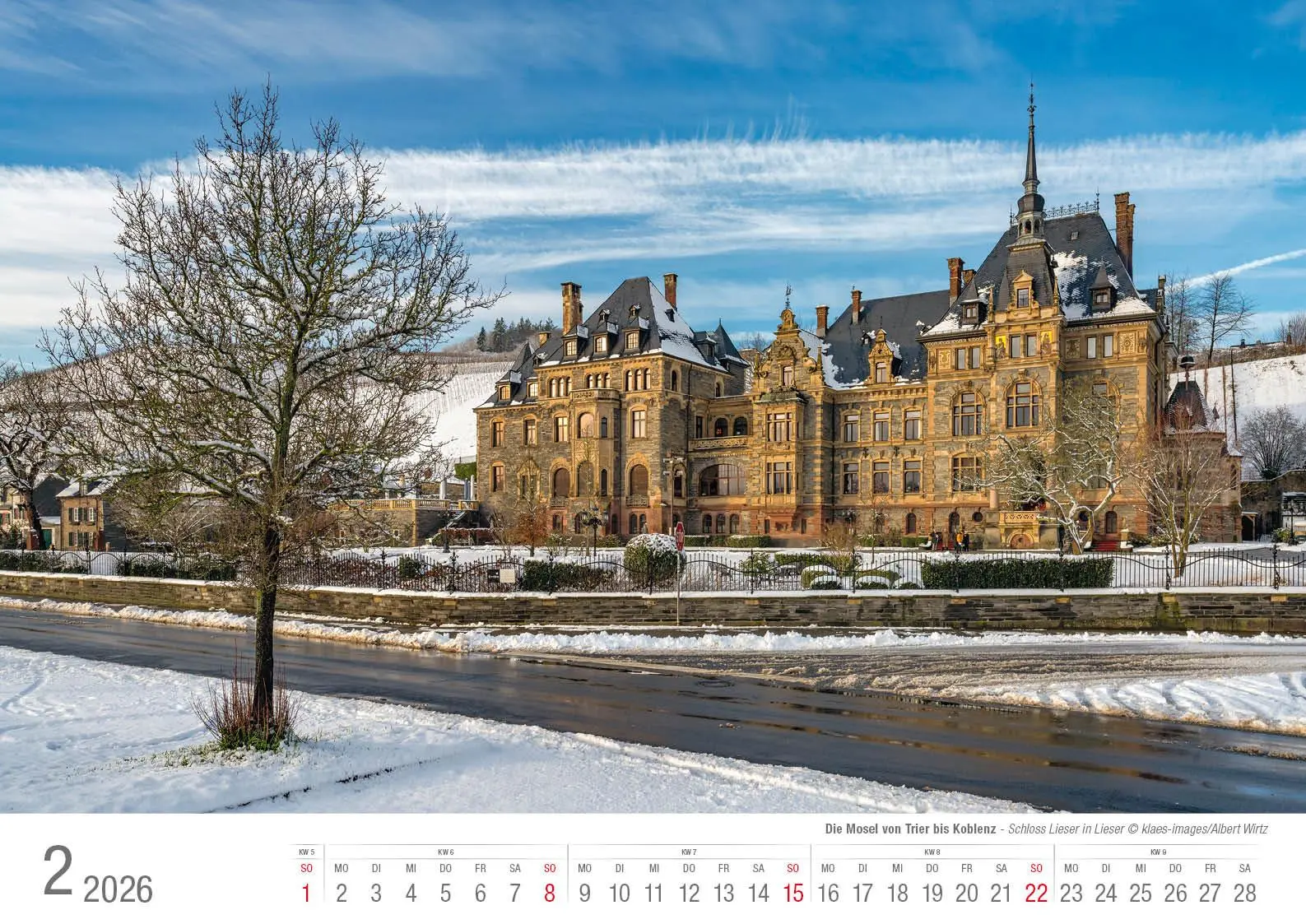 Bild: 9783965352506 | Die Mosel von Trier bis Koblenz 2026 Bildkalender A3 Spiralbindung