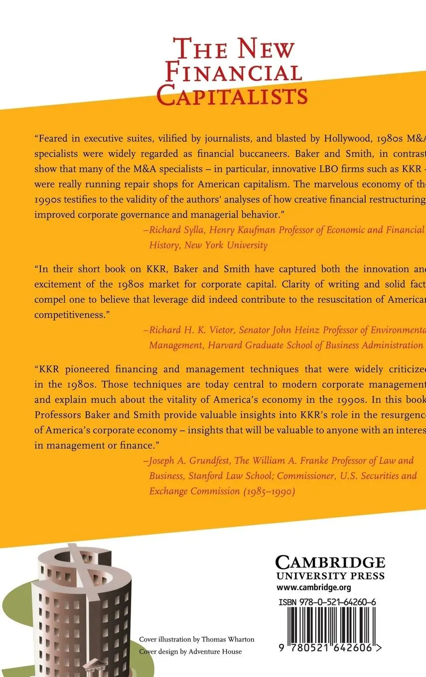 Rückseite: 9780521642606 | The New Financial Capitalists | George P. Baker (u. a.) | Buch | 2013