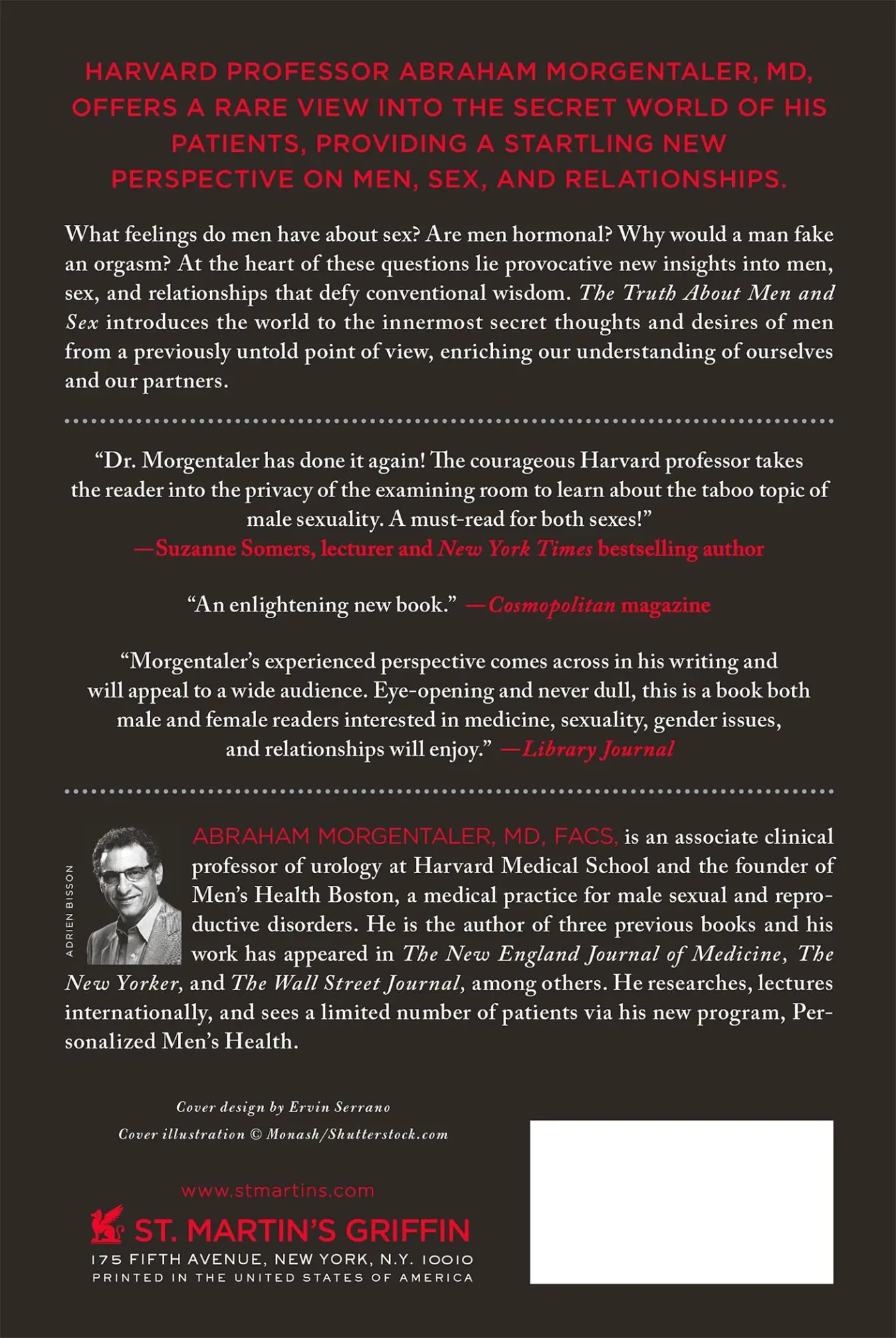Rückseite: 9781250042606 | Truth About Men and Sex | Abraham Morgentaler | Taschenbuch | Englisch