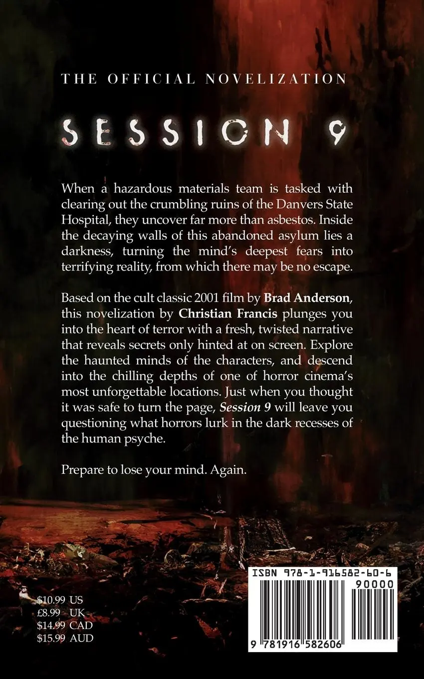 Rückseite: 9781916582606 | Session 9 | The Official Novelization | Christian Francis | Buch