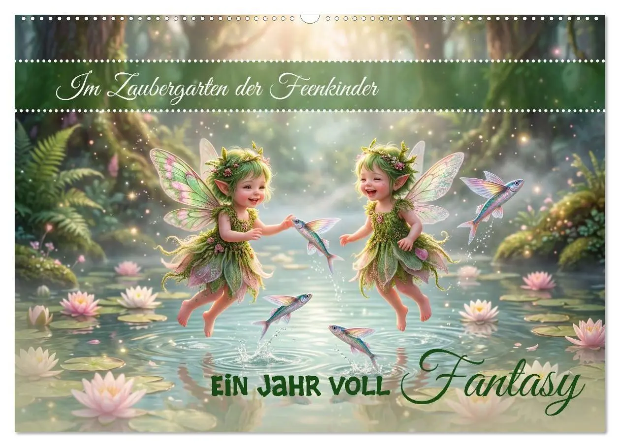 Cover: 9783569722606 | Im Zaubergarten der Feenkinder (Wandkalender 2027 DIN A2 quer),...