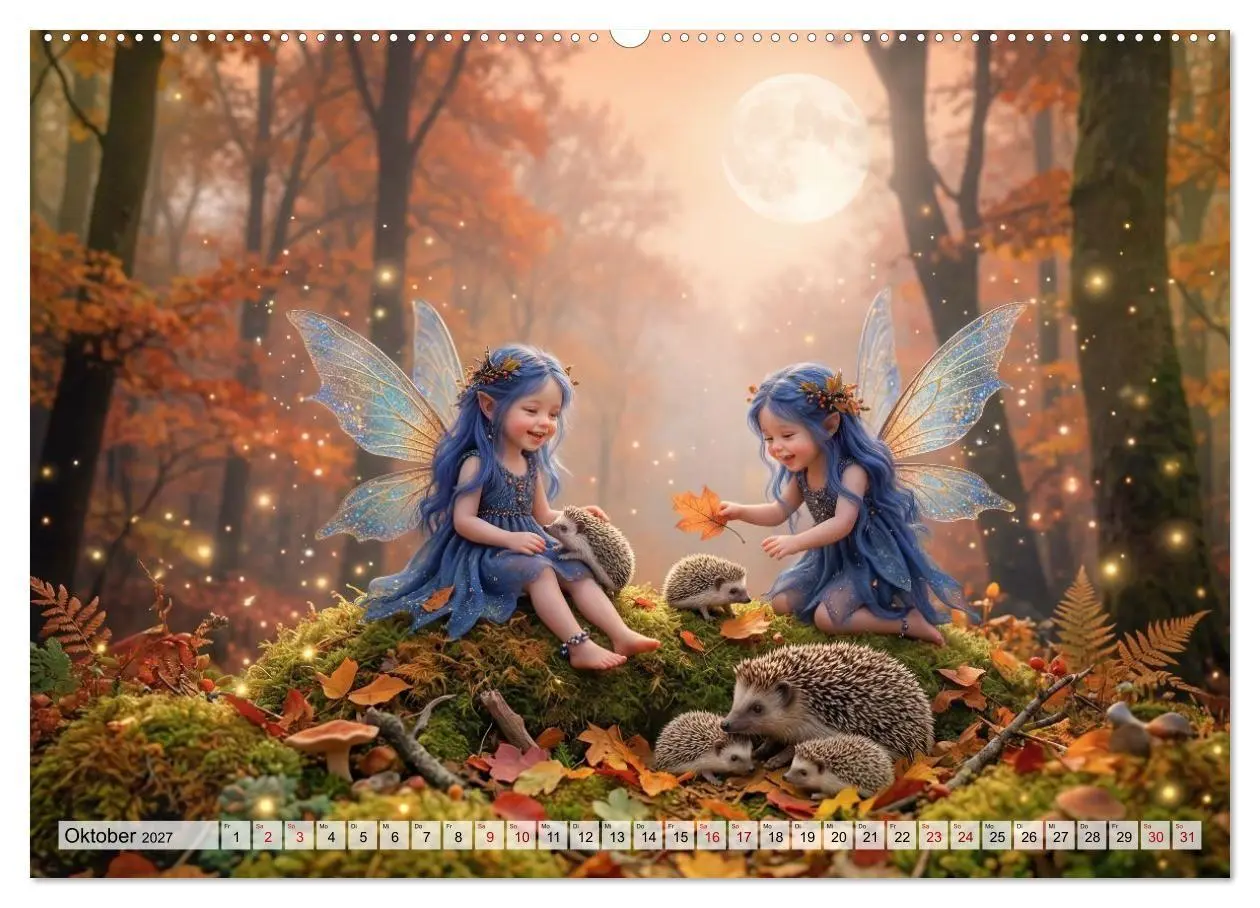 Bild: 9783569722606 | Im Zaubergarten der Feenkinder (Wandkalender 2027 DIN A2 quer),...