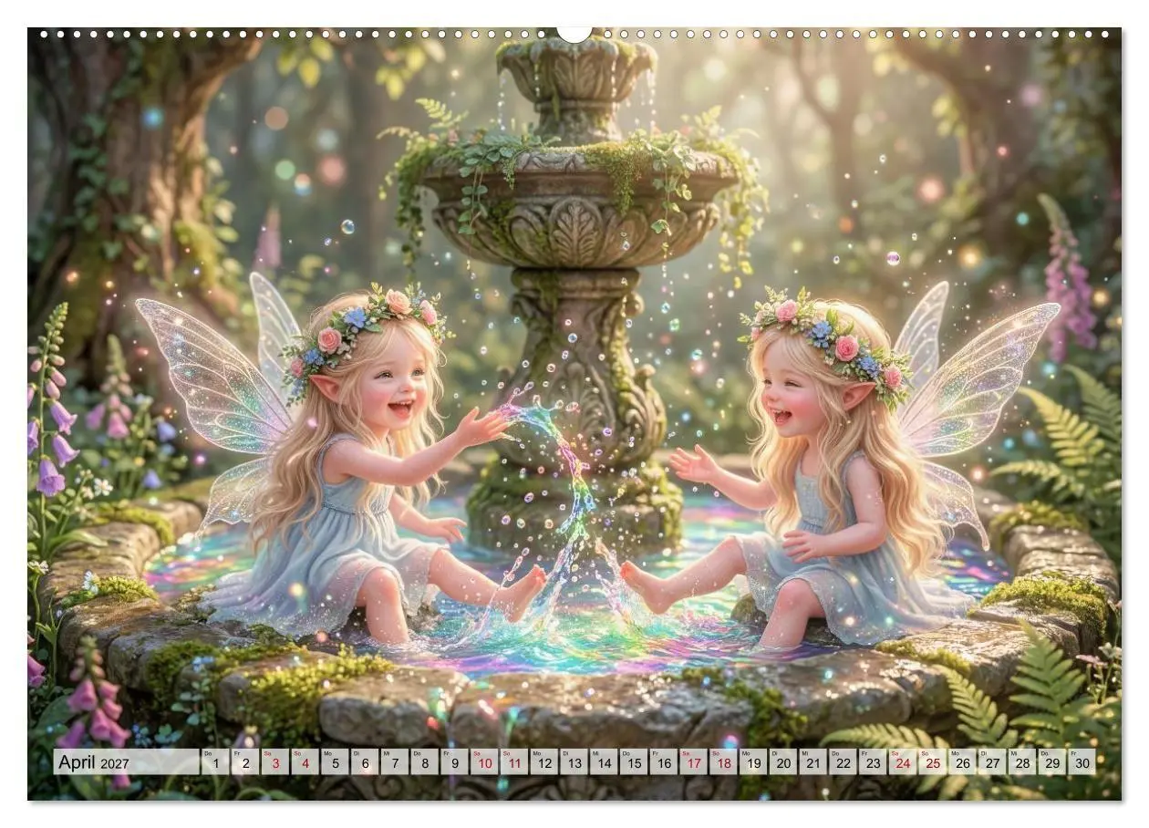 Bild: 9783569722606 | Im Zaubergarten der Feenkinder (Wandkalender 2027 DIN A2 quer),...