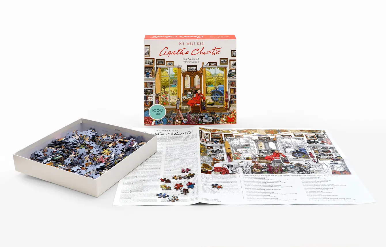 Bild: 9783962442606 | Die Welt der Agatha Christie | Ein 1000-Teile-Puzzle | Limited | Spiel