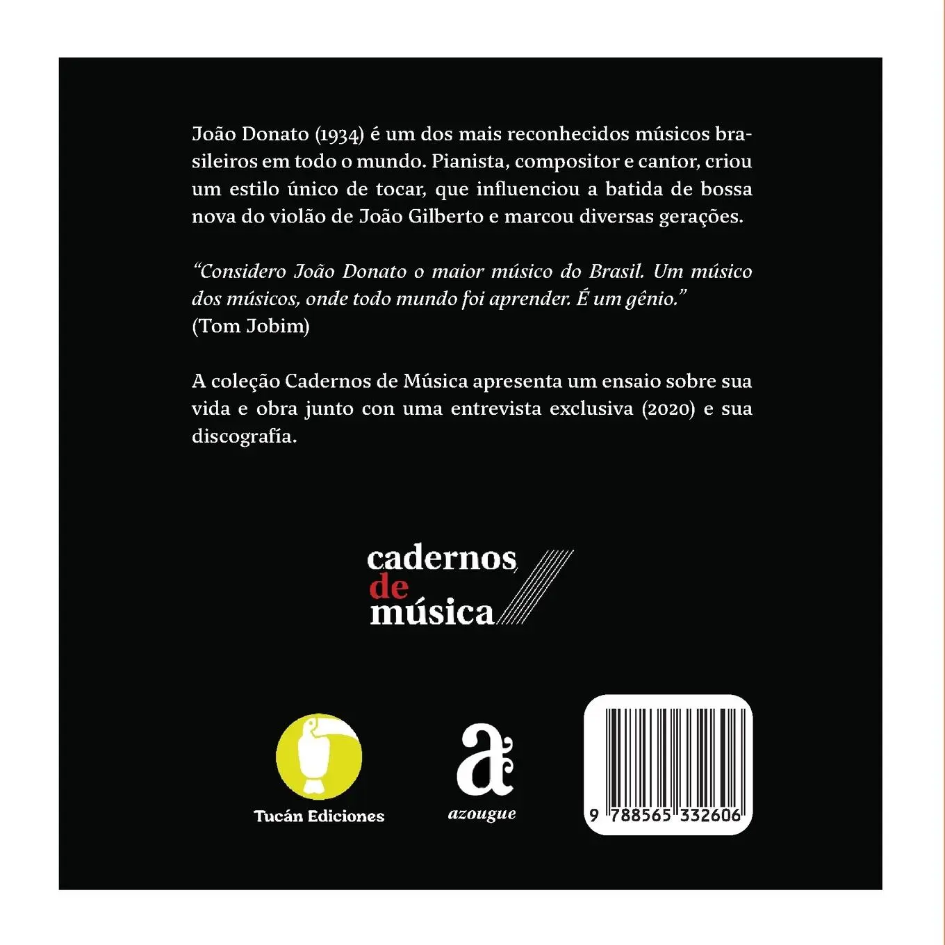 Rückseite: 9788565332606 | João Donato - Cadernos de Música | João Donato | Taschenbuch | 2023
