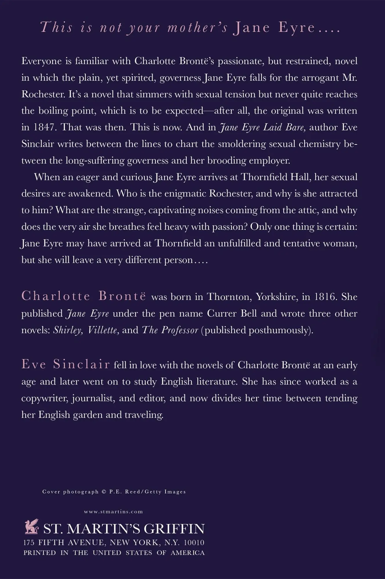 Rückseite: 9781250032706 | Jane Eyre Laid Bare | The Classic Novel with an Erotic Twist | Buch