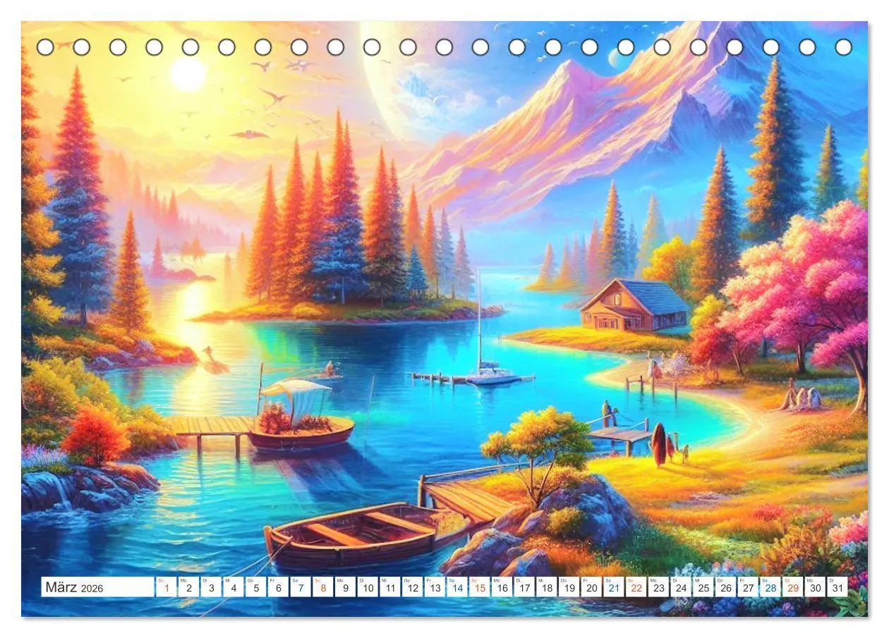 Bild: 9783457392706 | Futurplaneten (Tischkalender 2026 DIN A5 quer), CALVENDO...