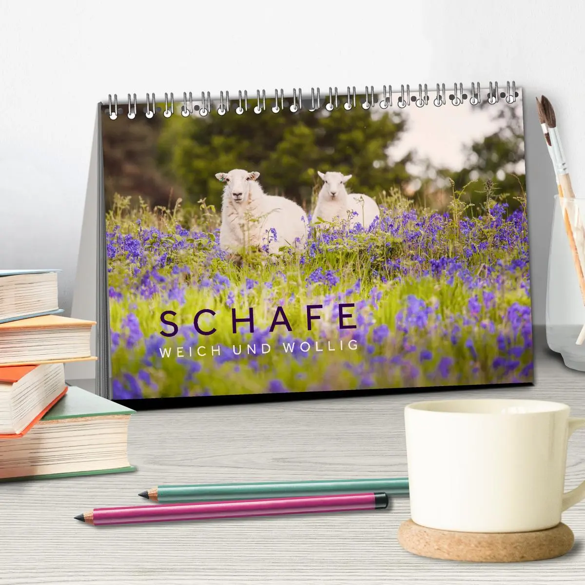 Bild: 9783457842706 | Schafe - Weich und wollig (Tischkalender 2026 DIN A5 quer),...