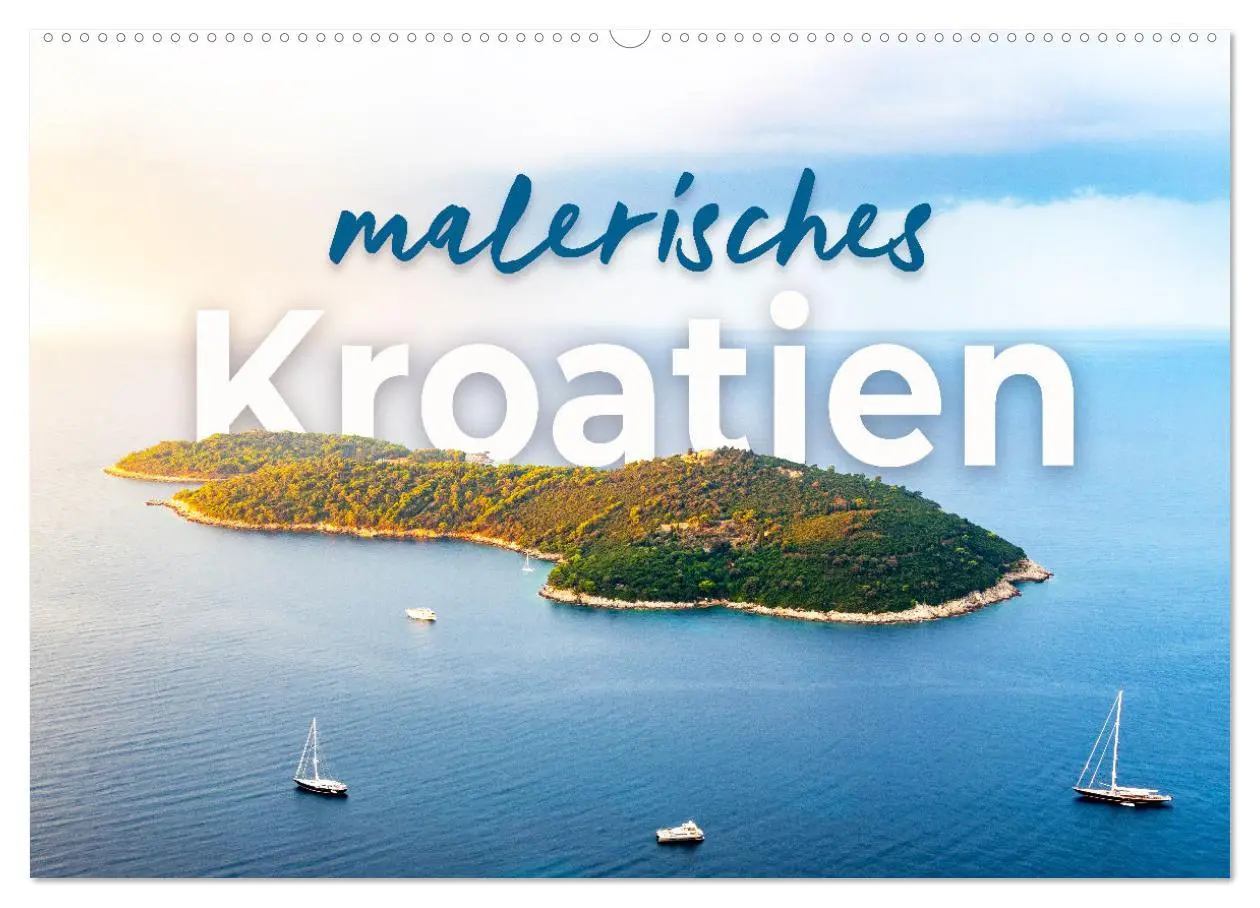 Cover: 9783457912706 | Malerisches Kroatien (Wandkalender 2026 DIN A2 quer), CALVENDO...