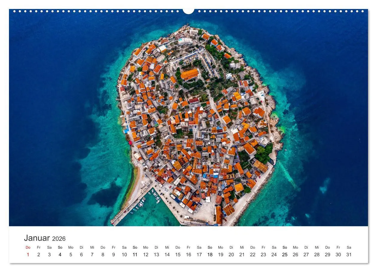 Bild: 9783457912706 | Malerisches Kroatien (Wandkalender 2026 DIN A2 quer), CALVENDO...