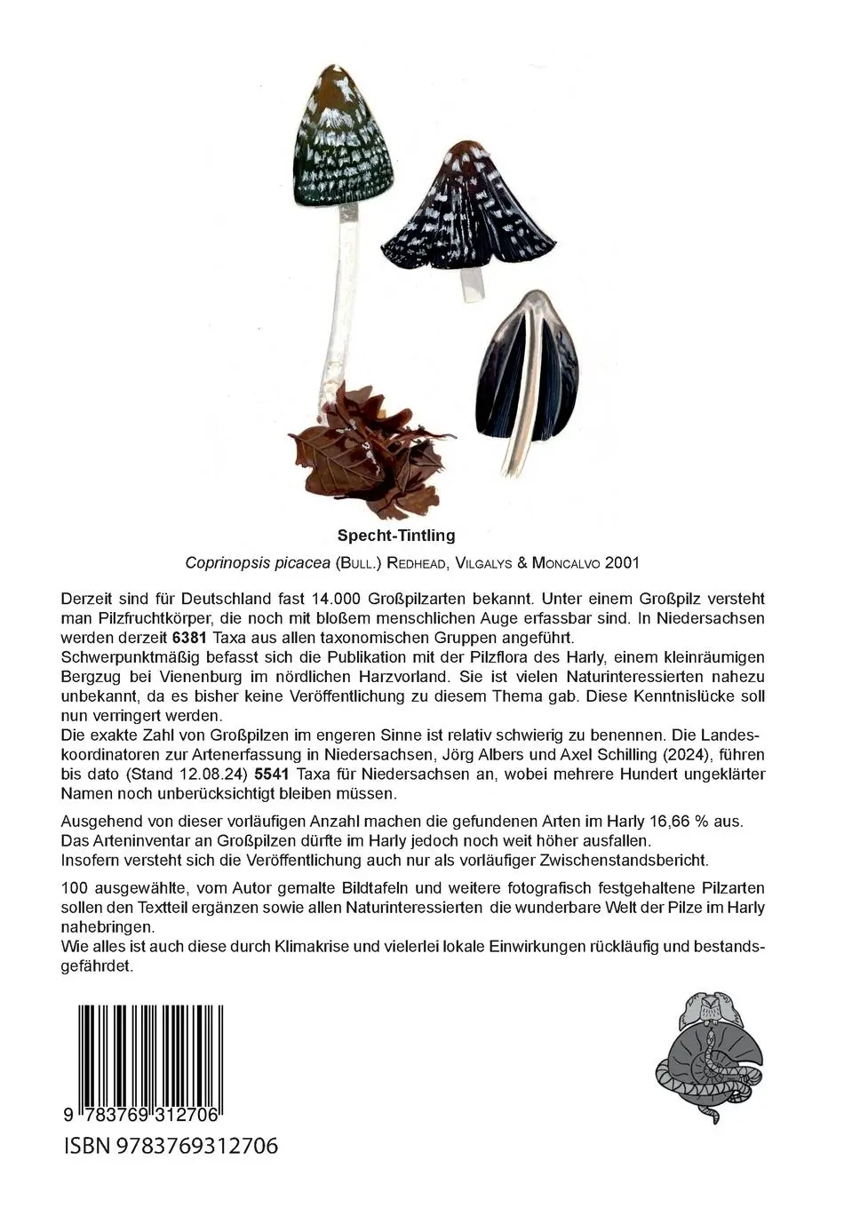 Rückseite: 9783769312706 | Die Großpilzflora des Harly | Hans Manhart | Taschenbuch | Paperback