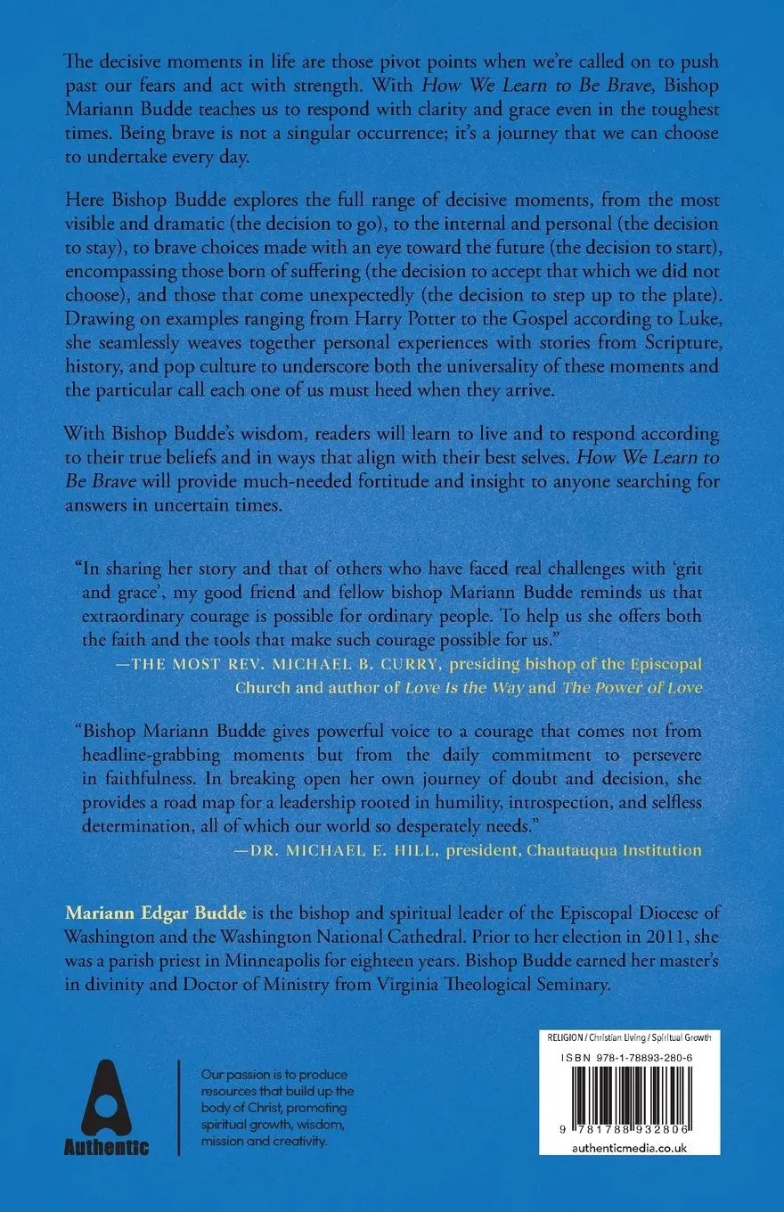 Rückseite: 9781788932806 | How We Learn to Be Brave | Decisive Moments in Life and Faith | Buch